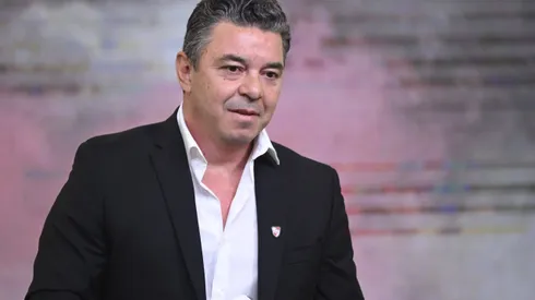Marcelo Gallardo en su presentación como DT de River.