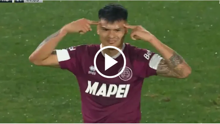 Walter Bou y un golazo agónico para Lanús.