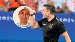 La reacción de Vigil al gol de Peillet.