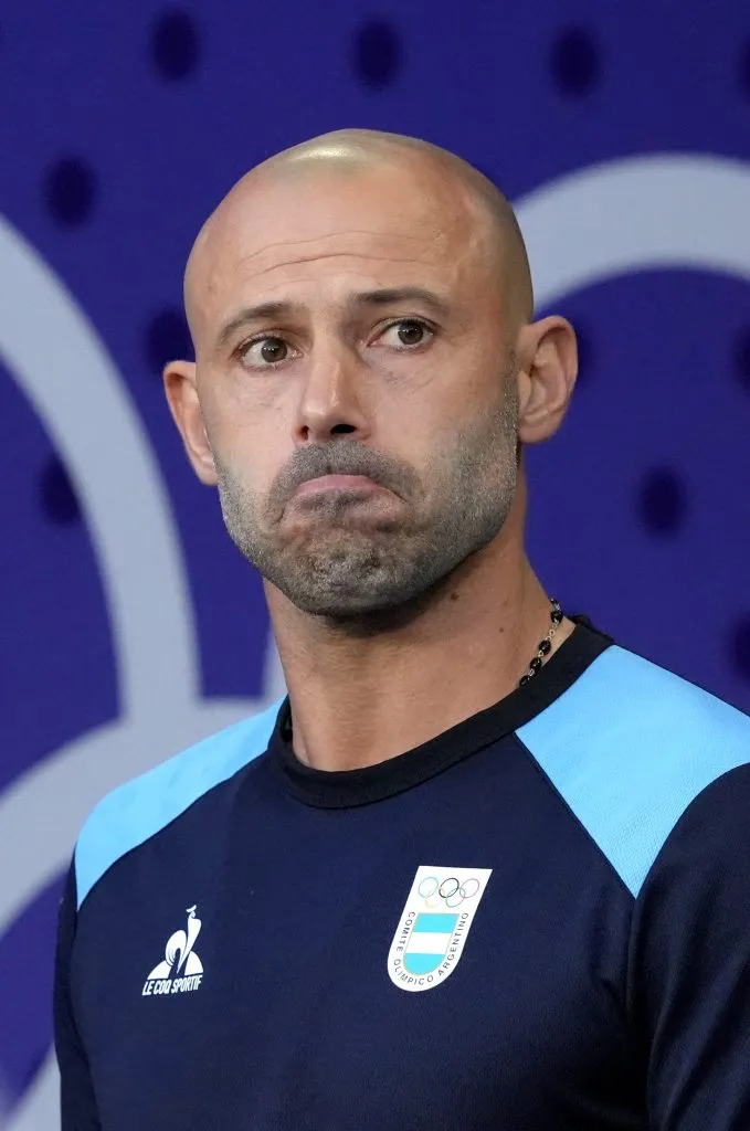 Javier Mascherano en el partido contra Francia. (Foto: Getty).