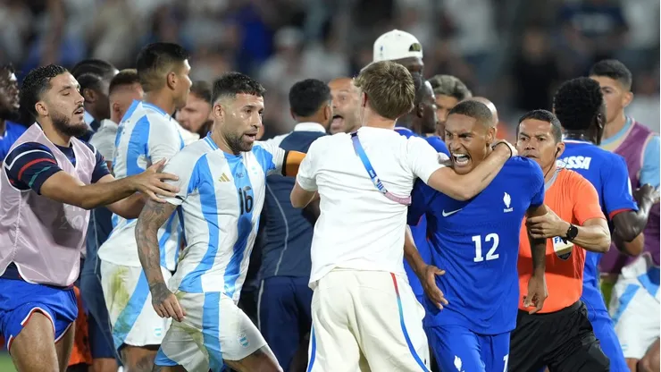 Argentina y Francia terminó en caos