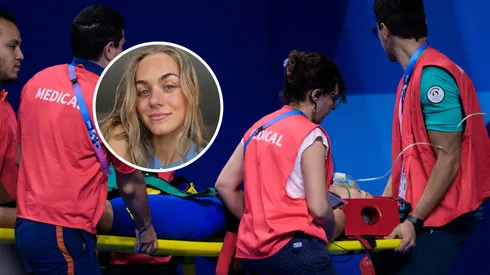 La nadadora Tamara Potocka se desplomó en los Juegos Olímpicos