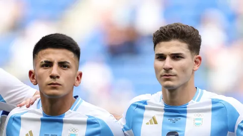 Álvarez y Almada, dos de las figuras de la albiceleste.