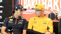 Checo Pérez y Lando Norris.