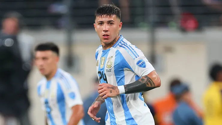 Enzo Fernández en la Selección Argentina.