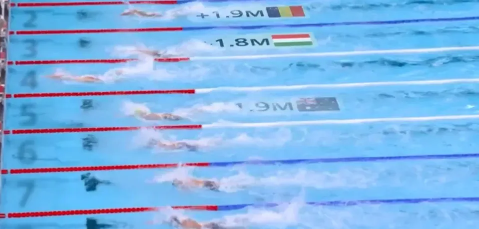 La victoria de Zhanle quedará en la historia de la natación.