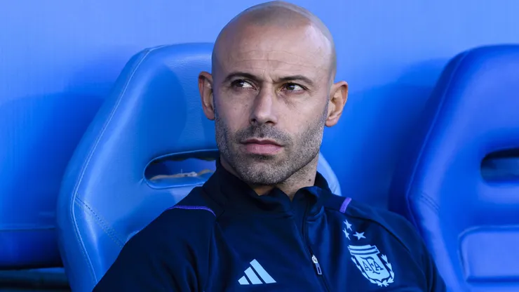 Javier Mascherano, entrenador de la Sub 20 de Argentina.