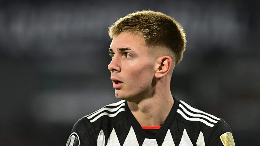 Franco Mastantuono, una de las joyas de River.