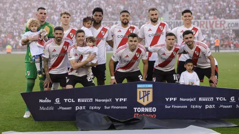 Así salió a jugar River ante Talleres.