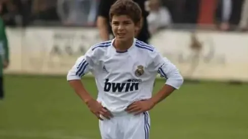 Julián Álvarez con la casaca del Real Madrid