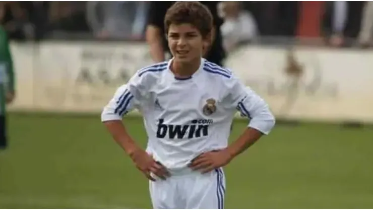 Julián Álvarez con la casaca del Real Madrid