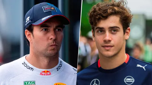 Checo Pérez y Franco Colapinto, pilotos de la Fórmula 1.