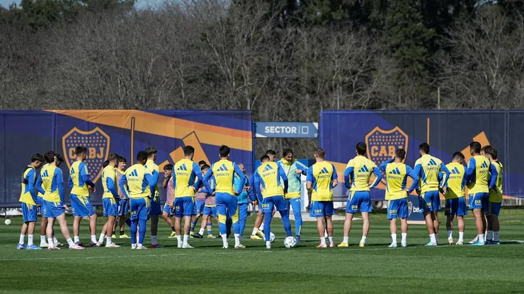 La formación de Boca para enfrentar a Argentinos Juniors con Herrón de DT interino