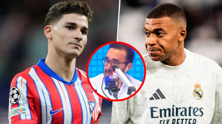 Julián Álvarez fue criticado y comparado con Mbappé por Juanma Castaño.
