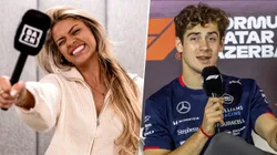 La periodista Christine GZ confesó que salió con Franco Colapinto y dio detalles: "Es tan amable"