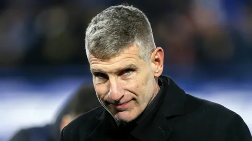 Martín Palermo, el entrenador de Olimpia.