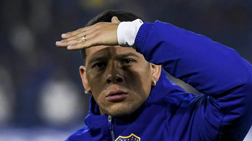 Marcos Rojo, afuera de los concentrados de Boca. (Foto: Getty Images)