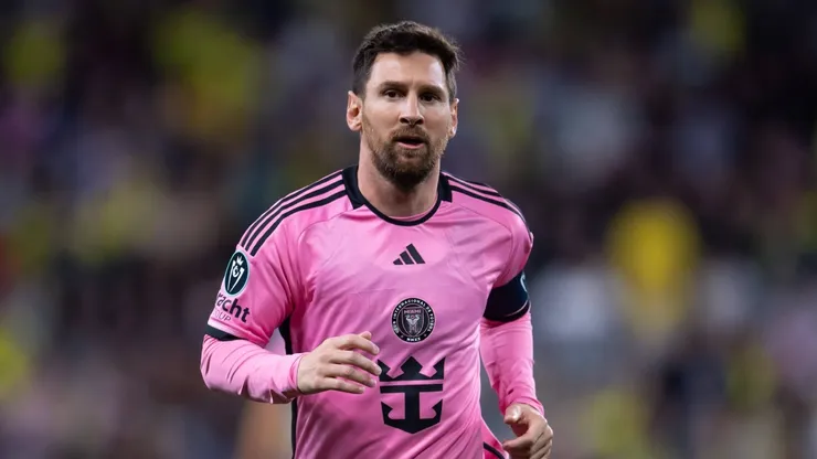 Lionel Messi con la camiseta de Inter Miami.