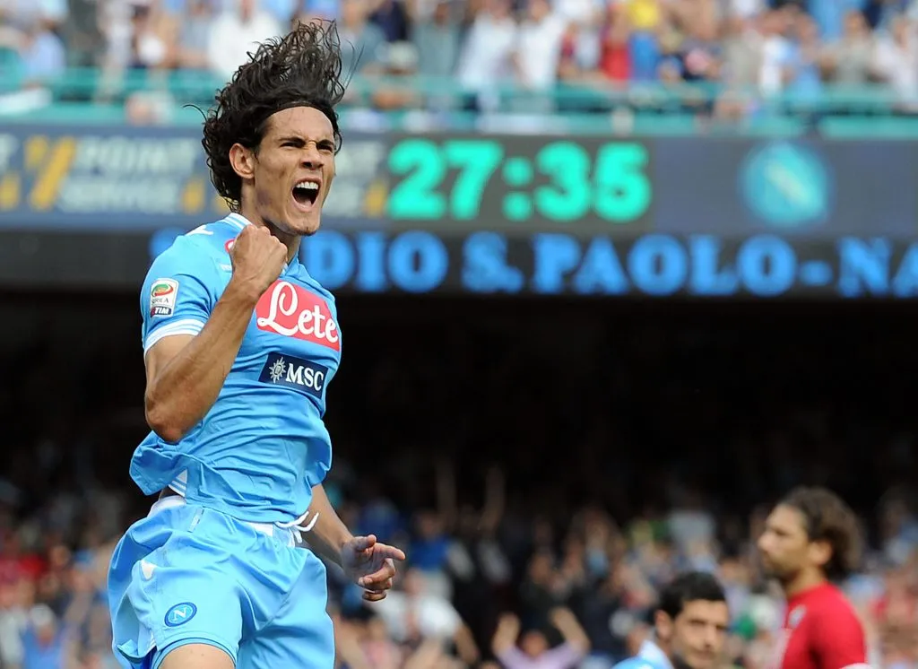 Edinson Cavani fue el máximo goleador de la Serie A en la temporada 2012/2013.