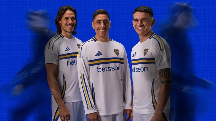 Boca presentó su nueva camiseta alternativa blanca: "Inspirada en la bandera"