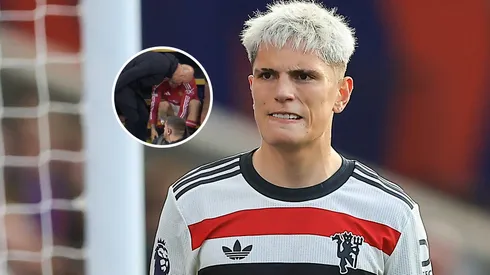 Erik ten Hag no tuvo la mejor actitud con Garnacho y molestó a Gullit