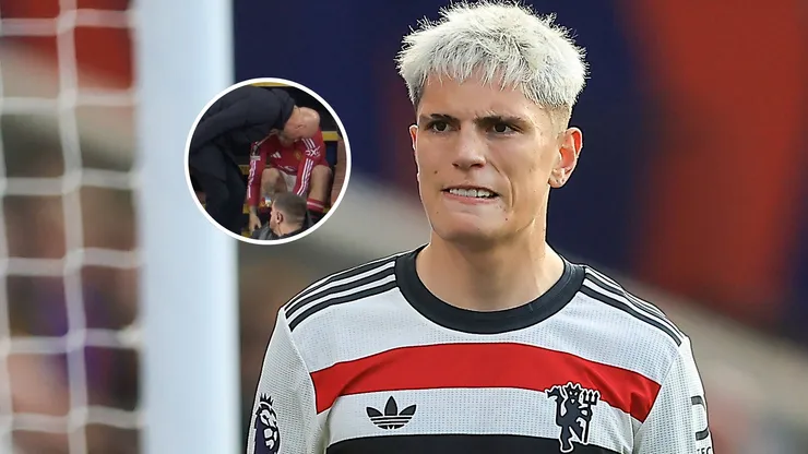 Erik ten Hag no tuvo la mejor actitud con Garnacho y molestó a Gullit