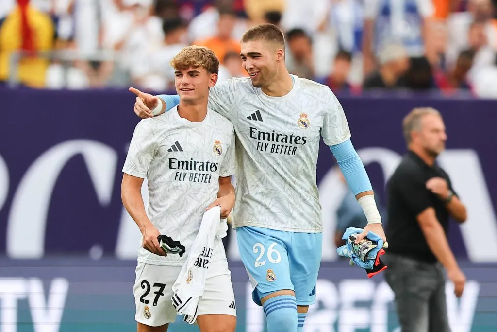 Nico Paz en el Madrid. (Foto: IMAGO).
