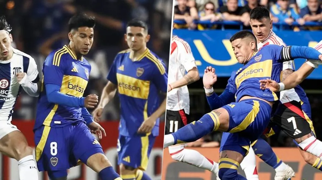 Marcos Rojo y Pol Fernández no jugarían ante Belgrano. (Foto: Prensa Boca)