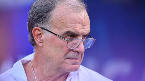 Marcelo Bielsa, DT de la selección de Uruguay.