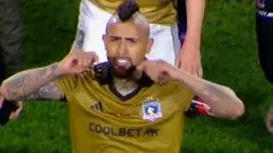 Arturo Vidal y otro cruce con la gente de River.