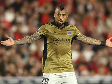 El tuit que le dedicó River a Vidal tras eliminar a Colo Colo