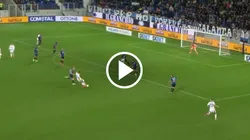 Nico Paz gritó su primer gol en Italia.