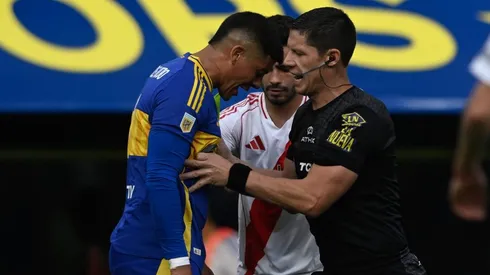 Marcos Rojo en el último Superclásico