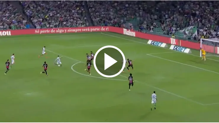 Lo Celso metió un golazo para Betis.