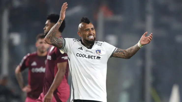 Arturo Vidal en el partido de ida.