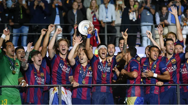 FC Barcelona, campeón de la UEFA Champions League 2014-15.