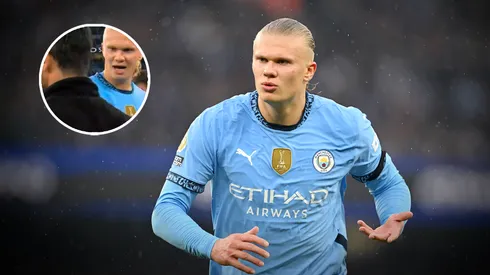 Las dos palabras que Erling Haaland le dedicó a Mikel Arteta que derivaron en una pelea en Manchester City vs. Arsenal