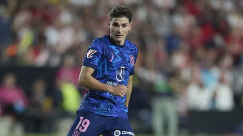 Julián Álvarez frente a Rayo Vallecano.