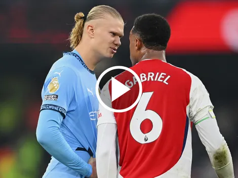 El gesto antideportivo de Haaland en el gol agónico de Manchester City