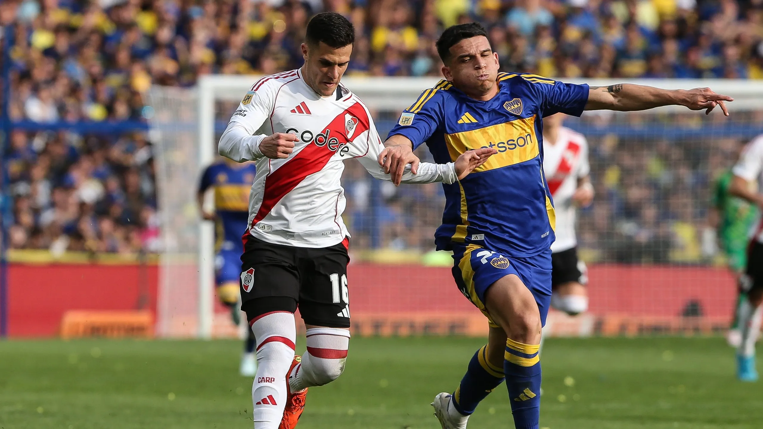 Bustos en el último Superclásico. (Foto: Getty).