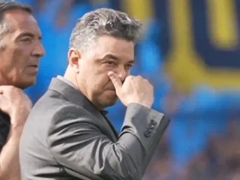 Gallardo explicó por qué se tapó la nariz en La Bombonera