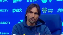 Diego Martínez puso en duda su continuidad en Boca tras la derrota en el Superclásico