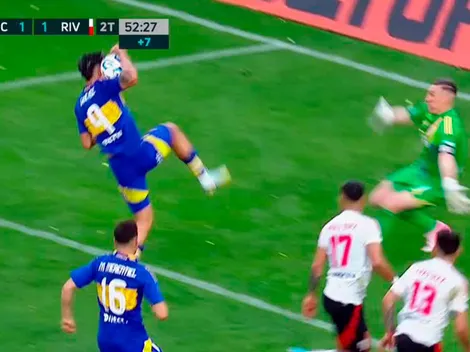 VIDEO | El gol anulado a Milton Giménez sobre el cierre del Superclásico