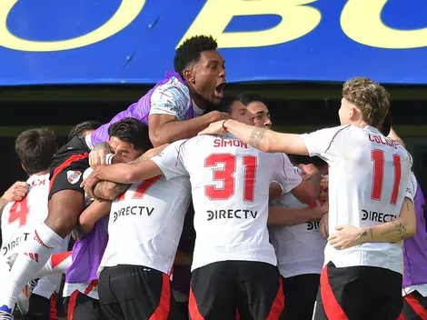 Lanzini puso el 1-0 para River ante Boca