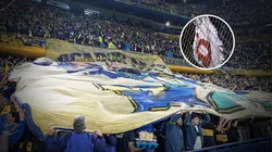 Los hinchas de Boca aprovechan para burlarse del descenso de River.