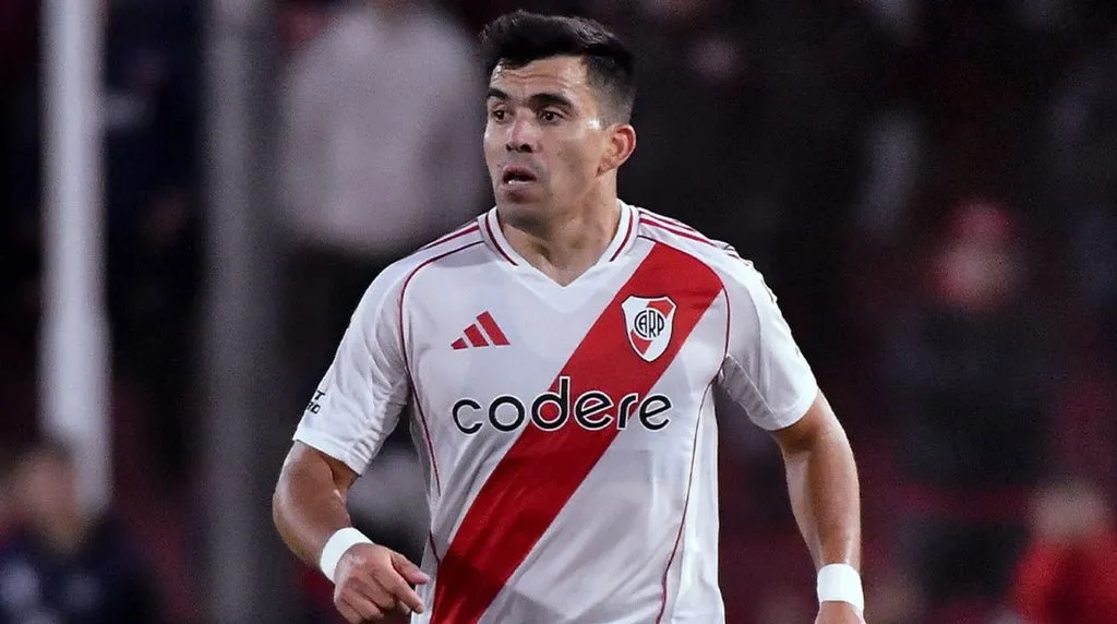 Marcos Acuña, lateral izquierdo de River Plate.