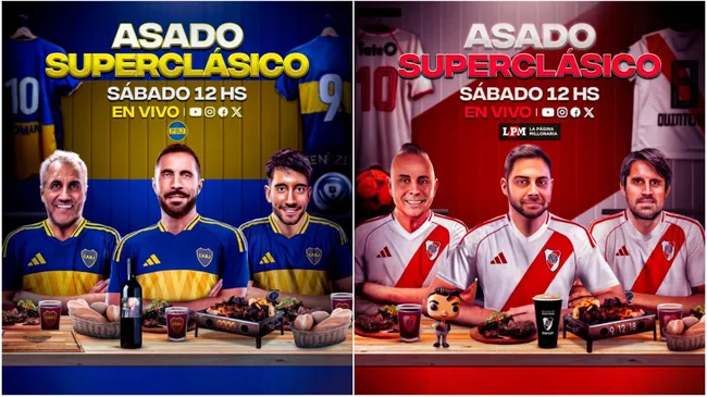 Asado Superclásico por PBJ y LPM