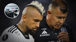 Jorge Almirón y Arturo Vidal fueron parte de la arenga de Colo Colo.