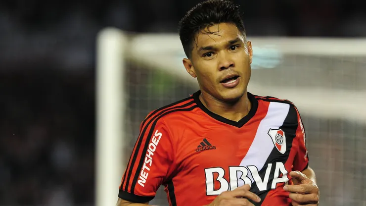 Teo Gutierrez en su paso por River.