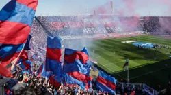 La hinchada de San Lorenzo.